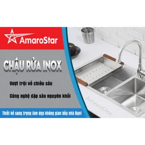 CHẬU RỬA INOX 304 CAO CẤP AC 2 – 10046