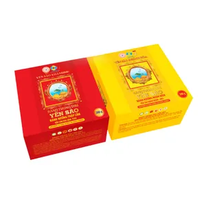 BÁNH TRUNG THU YẾN SÀO KHÁNH HÒA hộp 2 bánh x 200gr  (1 Nhân mềm, 1 thập cẩm) 