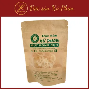 MỨT RONG SỤN SỢI VỊ GỪNG, TÚI ZIP 500 G